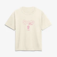 Women's Cream San Francisco Giants Sports Mom T-Shirt