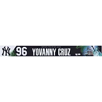 Yovanny Cruz New York Yankees Player-Issued #96 Nameplate from 2026 MLB Spring Training