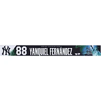 Yanquiel Fernández New York Yankees Player-Issued #88 Nameplate from 2026 MLB Spring Training