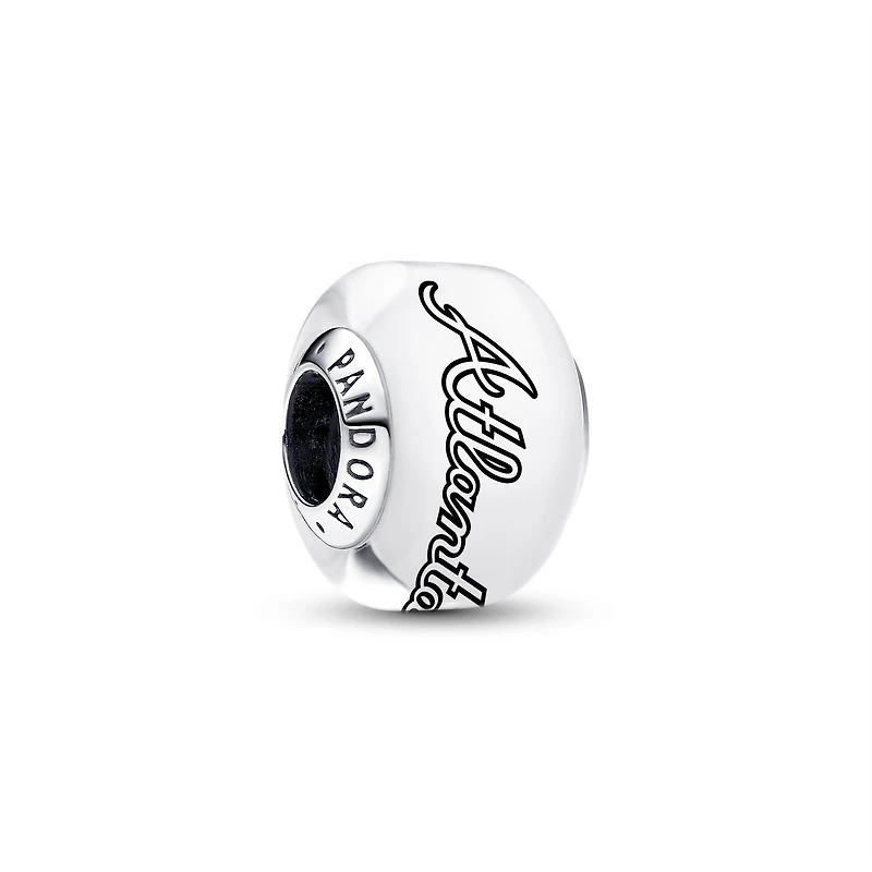 Pandora Atlanta Braves Glass Murano Charm