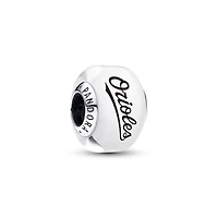 Pandora Baltimore Orioles Glass Murano Charm