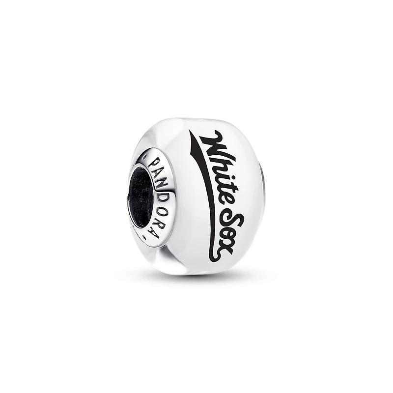 Pandora Chicago White Sox Glass Murano Charm