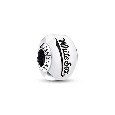 Pandora Chicago White Sox Glass Murano Charm