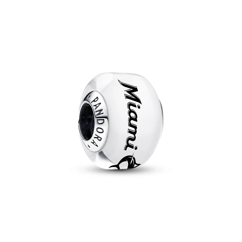 Pandora Miami Marlins Glass Murano Charm