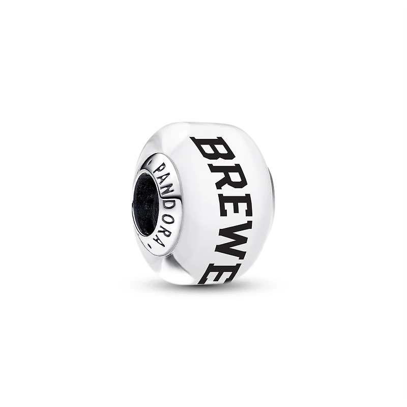 Pandora Milwaukee Brewers Glass Murano Charm