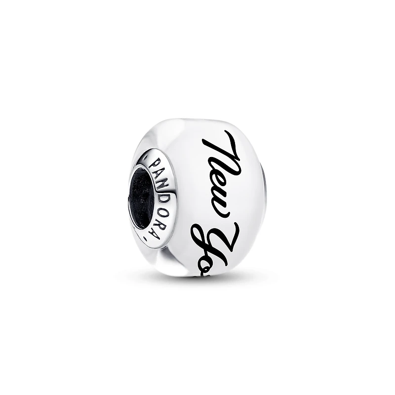 Pandora New York Yankees Glass Murano Charm