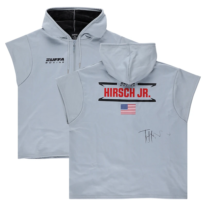 Tony Hirsch Zuffa Boxing 05 Autographed Event-Worn Walkout Hoodie