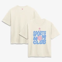 Women's  Cream Dallas Cowboys Sports Mom Club T-Shirt