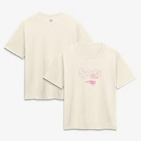 Women's  Cream New England Patriots Sports Mom T-Shirt