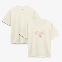 Women's  Cream New England Patriots Sports Mom T-Shirt