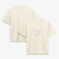 Women's  Cream Philadelphia Eagles Sports Mom T-Shirt