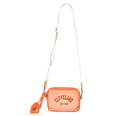 WEAR by Erin Andrews Cleveland Browns Sheer Color Crossbody Bag