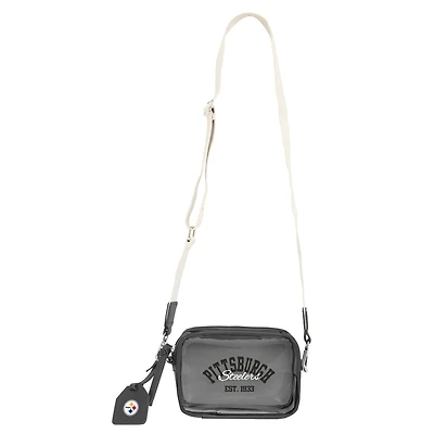 WEAR by Erin Andrews Pittsburgh Steelers Sheer Color Crossbody Bag