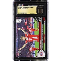 Lennart Karl Bayern Munich 2025-26 Topps Now UEFA CL FC Bayern München’s Youngest-Ever UEFA Champions League Goalscorer #38 CGC Authenticated PRISTINE 10 Rookie Card