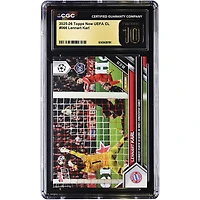 Lennart Karl Bayern Munich 2025-26 Topps Now UEFA CL Youngest Player to Score in Three Consecutive Games #66 CGC Authenticated PRISTINE 10 Rookie Card