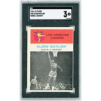Elgin Baylor Los Angeles Lakers 1961-62 Fleer #46 SGC Authenticated 3 Rookie Card