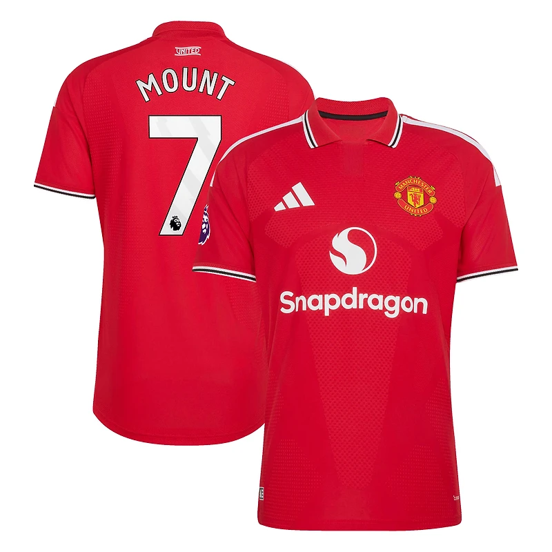 Men's adidas Mason Mount Red Manchester United 2026/27 Home Authentic Jersey