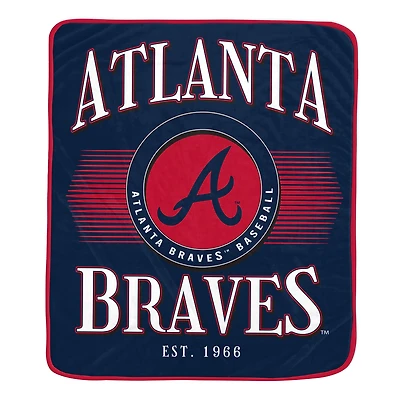 Pegasus Atlanta Braves Spotlight Arch 60" x 70" Ultra Soft Throw Blanket