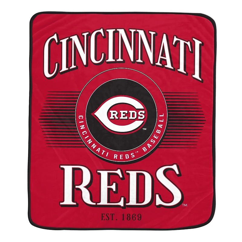 Pegasus Cincinnati Reds Spotlight Arch 60" x 70" Ultra Soft Throw Blanket