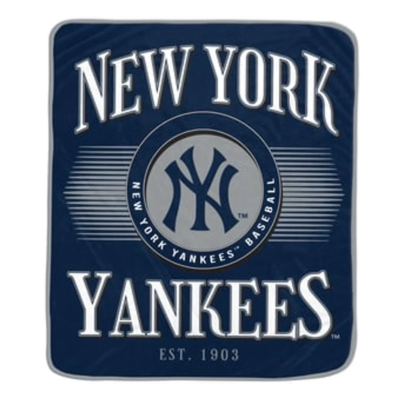 Pegasus New York Yankees Spotlight Arch 60" x 70" Ultra Soft Throw Blanket