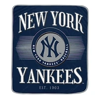 Pegasus New York Yankees Spotlight Arch 60" x 70" Ultra Soft Throw Blanket