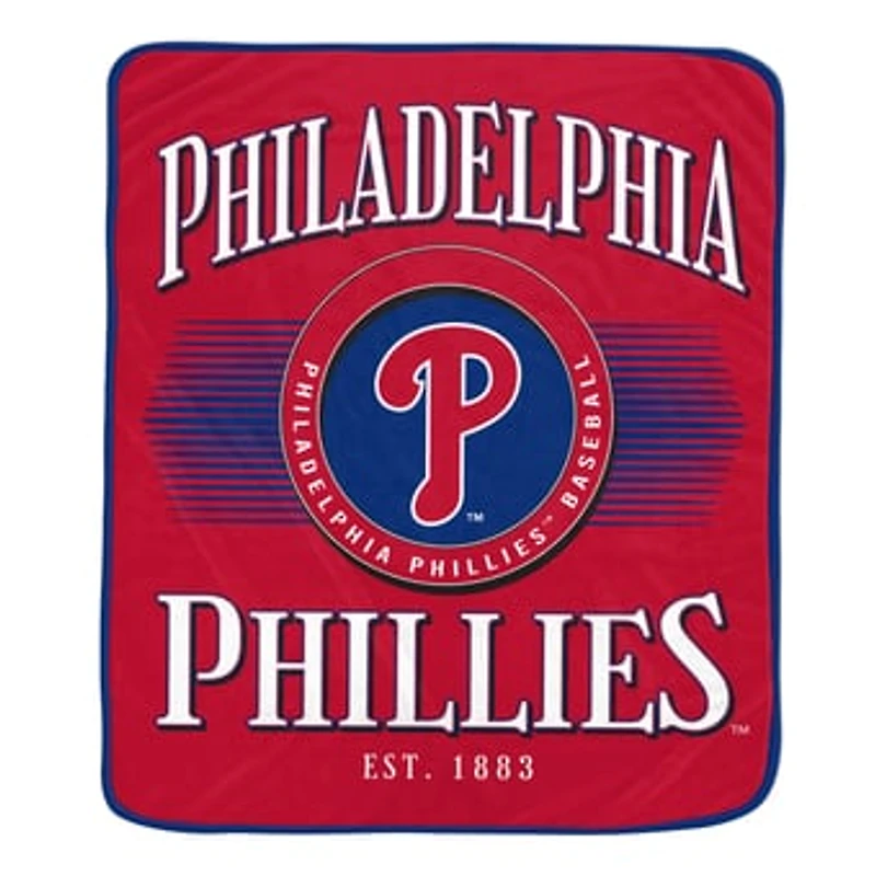 Pegasus Philadelphia Phillies Spotlight Arch 60" x 70" Ultra Soft Throw Blanket