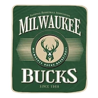 Pegasus Milwaukee Bucks Spotlight Arch 60" x 70" Ultra Soft Throw Blanket