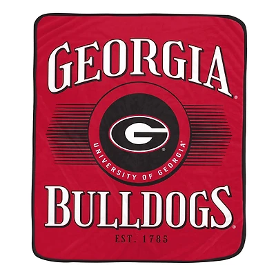 Pegasus Georgia Bulldogs Spotlight Arch 60" x 70" Ultra Soft Throw Blanket