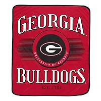 Pegasus Georgia Bulldogs Spotlight Arch 60" x 70" Ultra Soft Throw Blanket