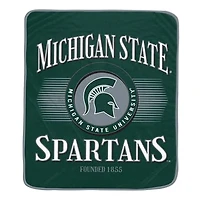 Pegasus Michigan State Spartans Spotlight Arch 60" x 70" Ultra Soft Throw Blanket
