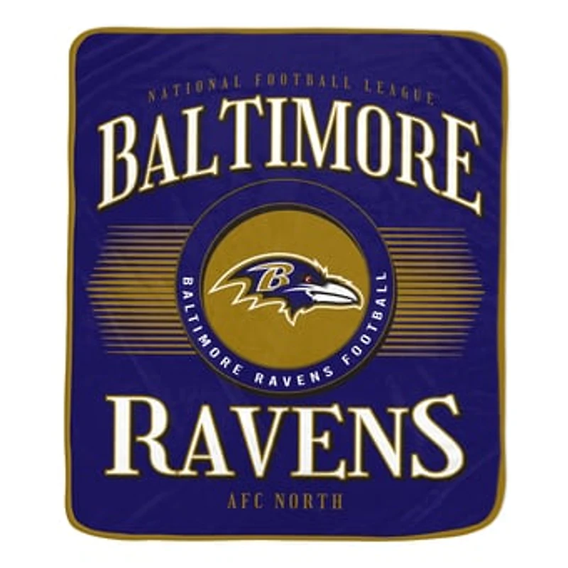 Pegasus Baltimore Ravens Spotlight Arch 60" x 70" Ultra Soft Throw Blanket