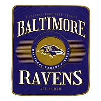 Pegasus Baltimore Ravens Spotlight Arch 60" x 70" Ultra Soft Throw Blanket