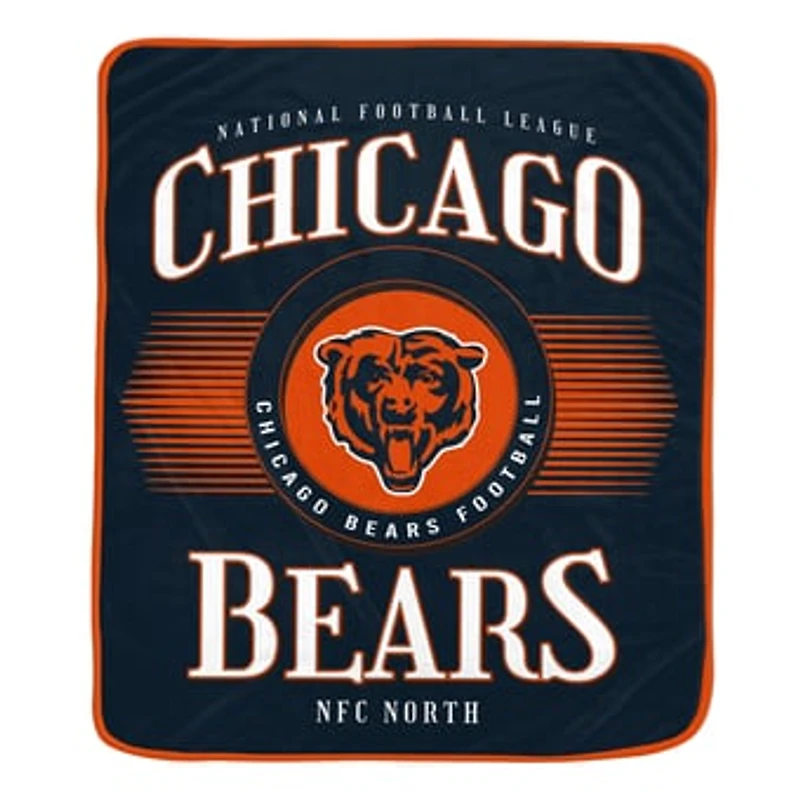 Pegasus Chicago Bears Spotlight Arch 60" x 70" Ultra Soft Throw Blanket