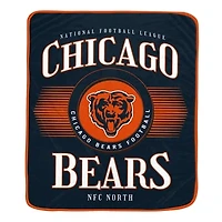 Pegasus Chicago Bears Spotlight Arch 60" x 70" Ultra Soft Throw Blanket