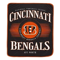 Pegasus Cincinnati Bengals Spotlight Arch 60" x 70" Ultra Soft Throw Blanket