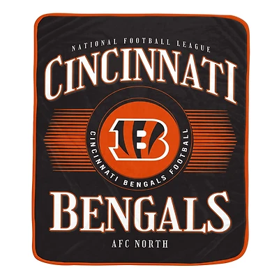 Pegasus Cincinnati Bengals Spotlight Arch 60" x 70" Ultra Soft Throw Blanket