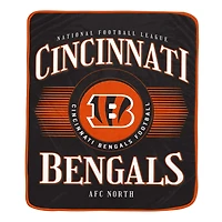 Pegasus Cincinnati Bengals Spotlight Arch 60" x 70" Ultra Soft Throw Blanket