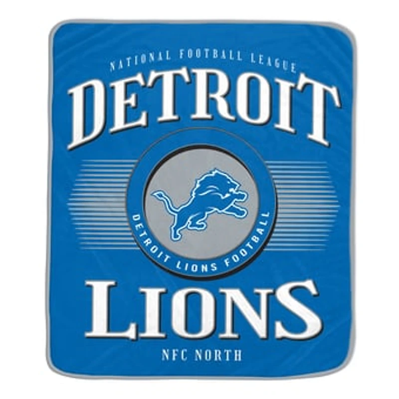 Pegasus Detroit Lions Spotlight Arch 60" x 70" Ultra Soft Throw Blanket