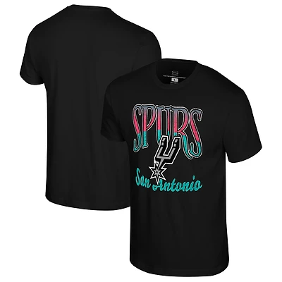 Unisex Stadium Essentials Black San Antonio Spurs Sky High T-Shirt