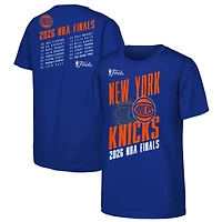 Youth Outerstuff Blue New York Knicks 2026 NBA Finals Roster T-Shirt