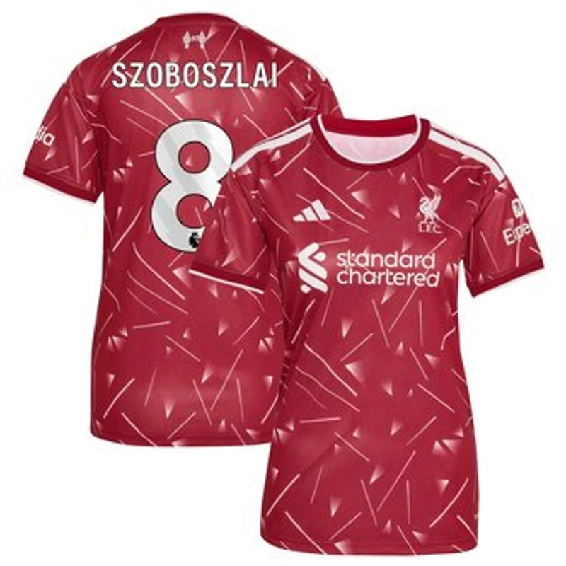 Women's adidas Dominik Szoboszlai Red Liverpool 2026/27 Home Replica Jersey
