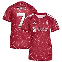 Women's adidas Florian Wirtz Red Liverpool 2026/27 Home Replica Jersey