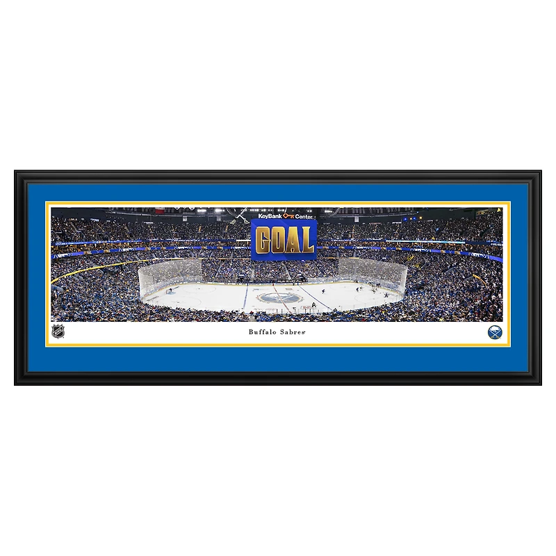 Buffalo Sabres 2026 Stanley Cup Playoffs 44'' x 18'' Deluxe Frame Panoramic