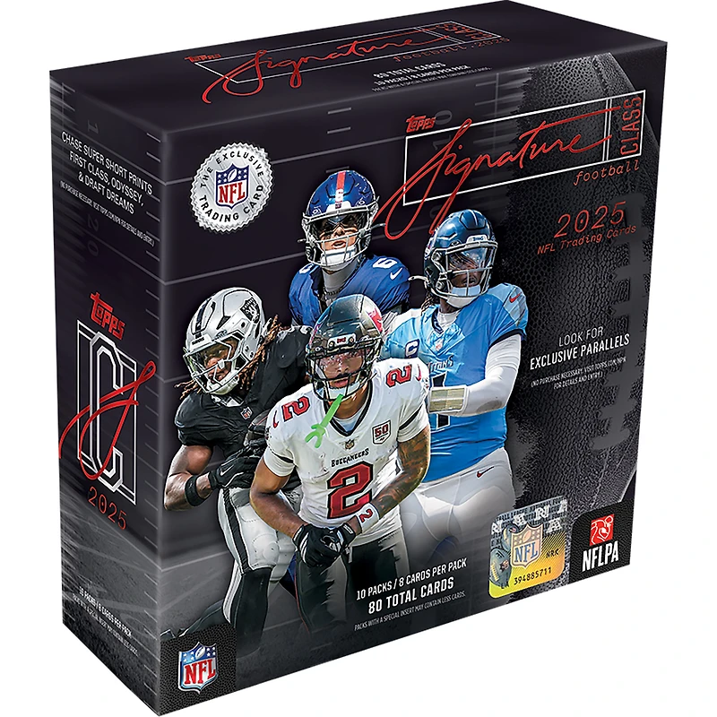 2025 Topps Signature Class Football Factory Sealed Mega Box
