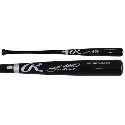 Josh Beckett Florida Marlins Autographed Black Rawlings Pro Bat with "03 WS MVP" Inscription