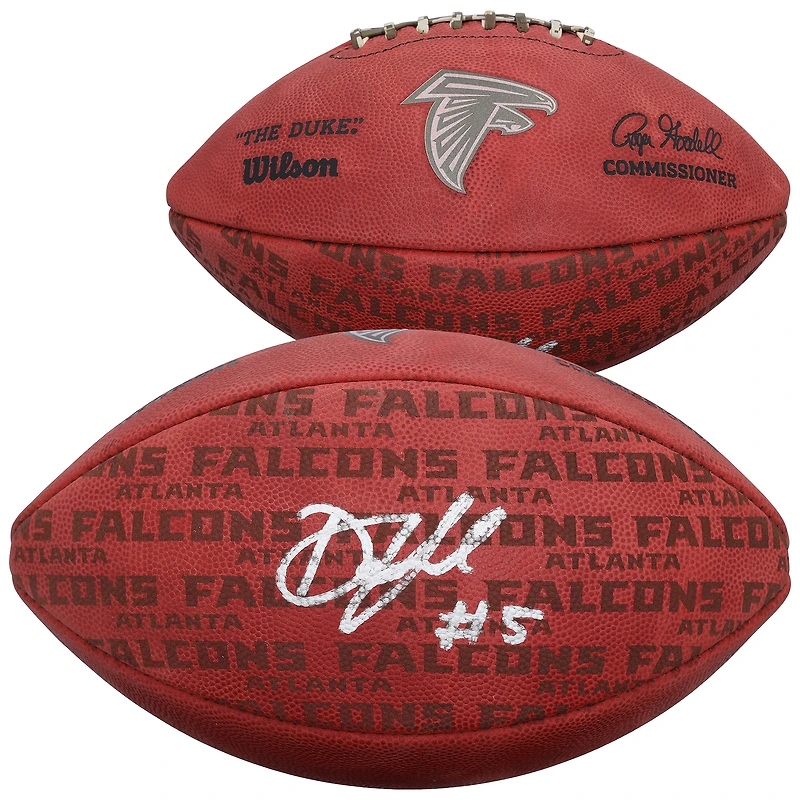 Drake London Atlanta Falcons Autographed Duke Showcase Football