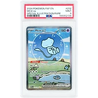 Mew EX 2024 Pokemon Paldean Fates Special Illustration Rare #232 PSA Authenticated 9 Card