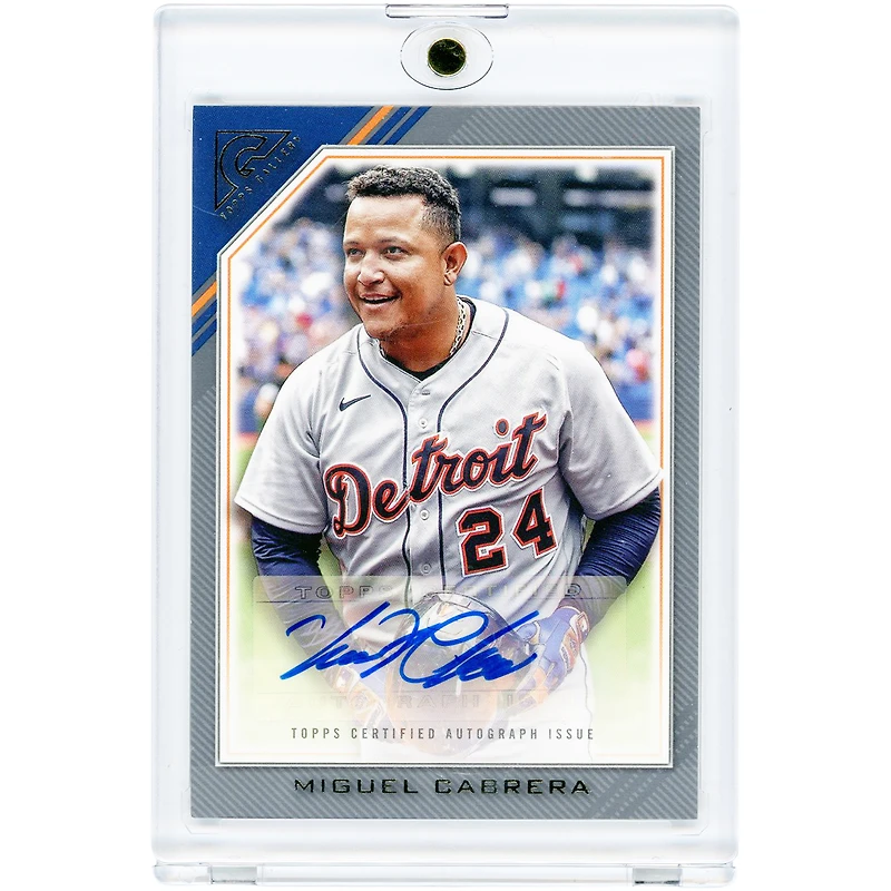 Miguel Cabrera Detroit Tigers Autographed 2022 Topps Gallery #VA-MCA Card