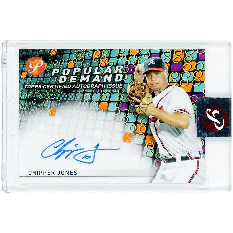 Chipper Jones Atlanta Braves Autographed 2022 Topps Pristine Popular Demand #PDA-CJ #9/25 Card