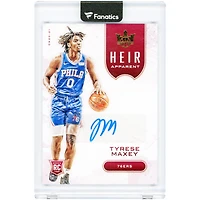 Tyrese Maxey Philadelphia 76ers Autographed 2020-21 Panini Court Kings Heir Apparent #HA-TYM #63/99 Rookie Card
